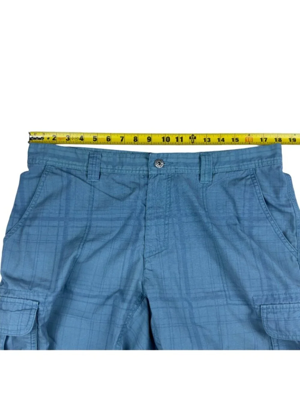 The North Face Men's 100% Nylon Cargo Rip Stop Shorts blue • Size 36